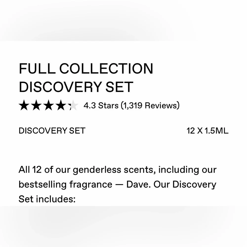 Henry Rose Discovery Set Eau De Parfume x12 - Picture 7 of 8